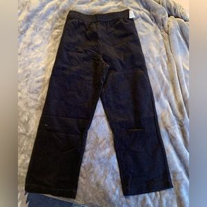 Black corduroy pants